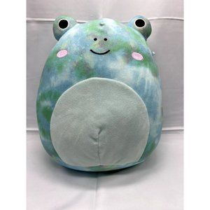 Squishmallow NWOT "Ferdie" the Frog, Blue Green Tie Dye, Plush, Kelly Toy